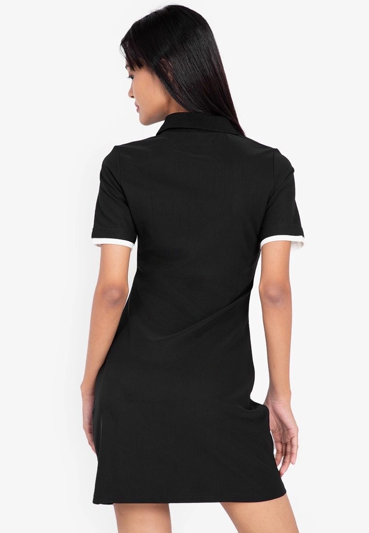 ZALORA BASICS Collared Bodycon Dress with Zip Detail - Billede 6