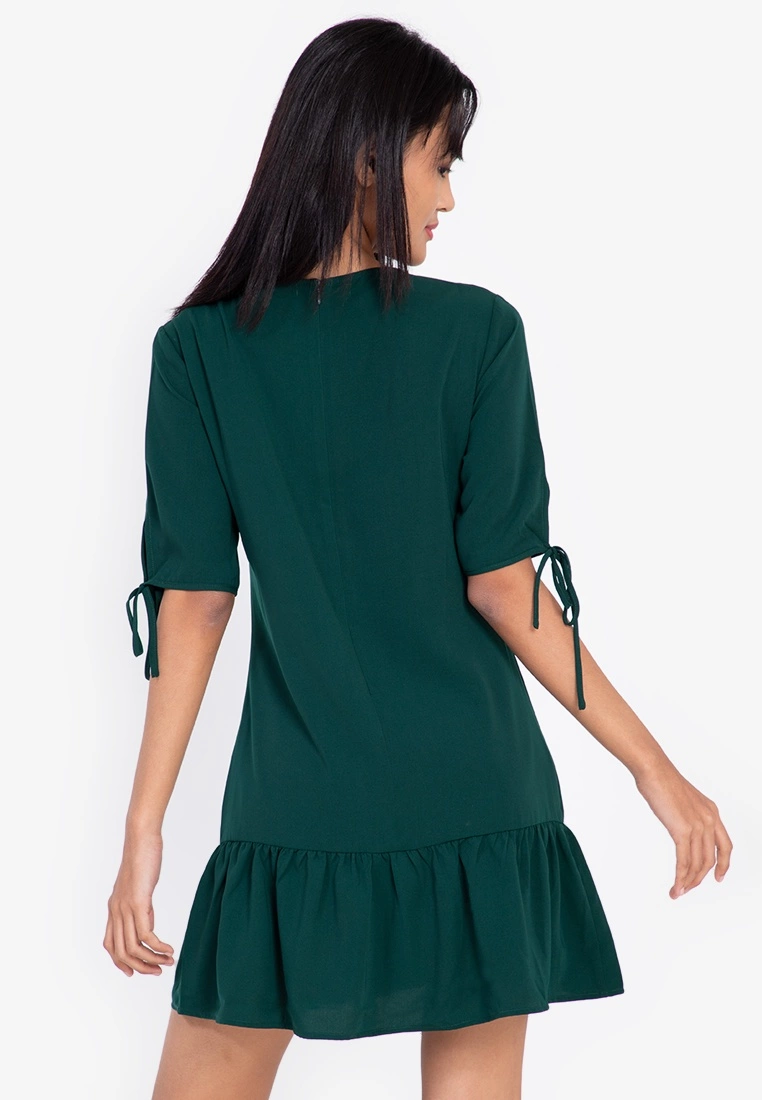 ZALORA BASICS Tie Sleeve Mini Dress - Billede 6