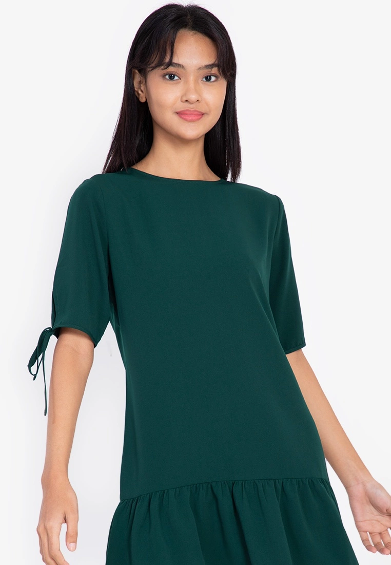 ZALORA BASICS Tie Sleeve Mini Dress - Billede 7