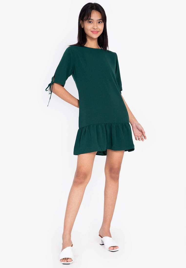 ZALORA BASICS Tie Sleeve Mini Dress - Billede 8
