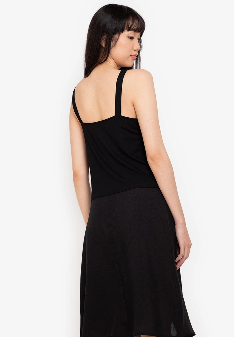 ZALORA BASICS D Ring Square Neck Sleeveless Top - Billede 2