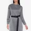 ZALORA BASICS Cold Shoulder Hoodie Dress