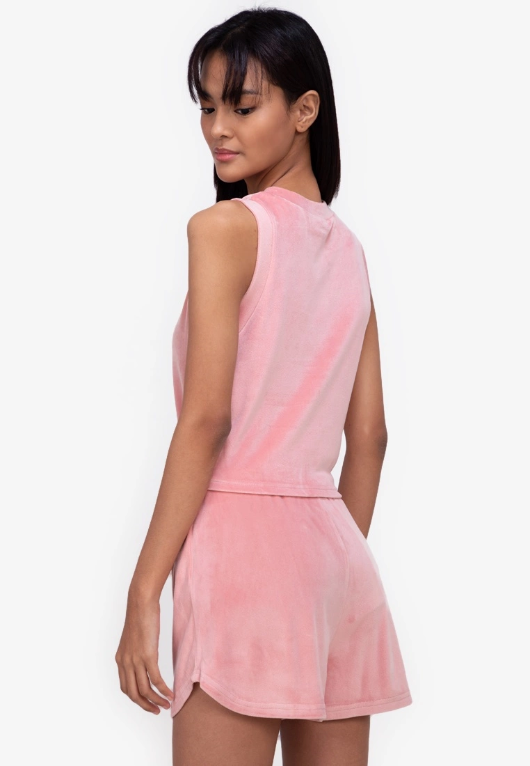 ZALORA BASICS Lounge Velour Crew Neck Tank - Billede 2