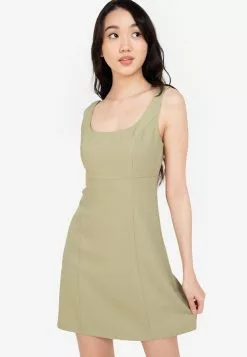ZALORA BASICS Strappy Mini Dress