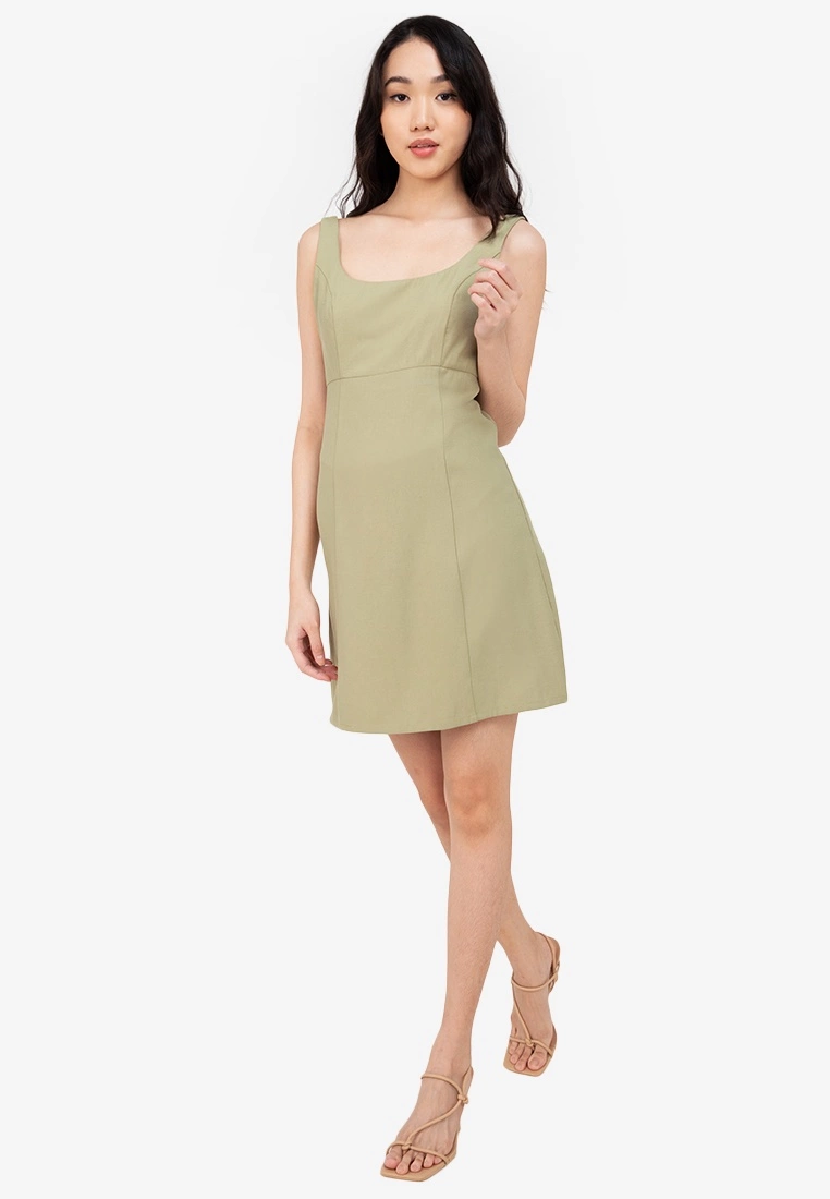 ZALORA BASICS Strappy Mini Dress - Billede 4