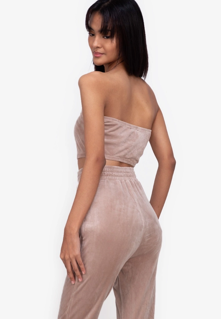 ZALORA BASICS Lounge Velour Bandeau - Billede 2