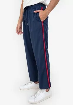 ZALORA BASICS Cropped Side Strap Pants