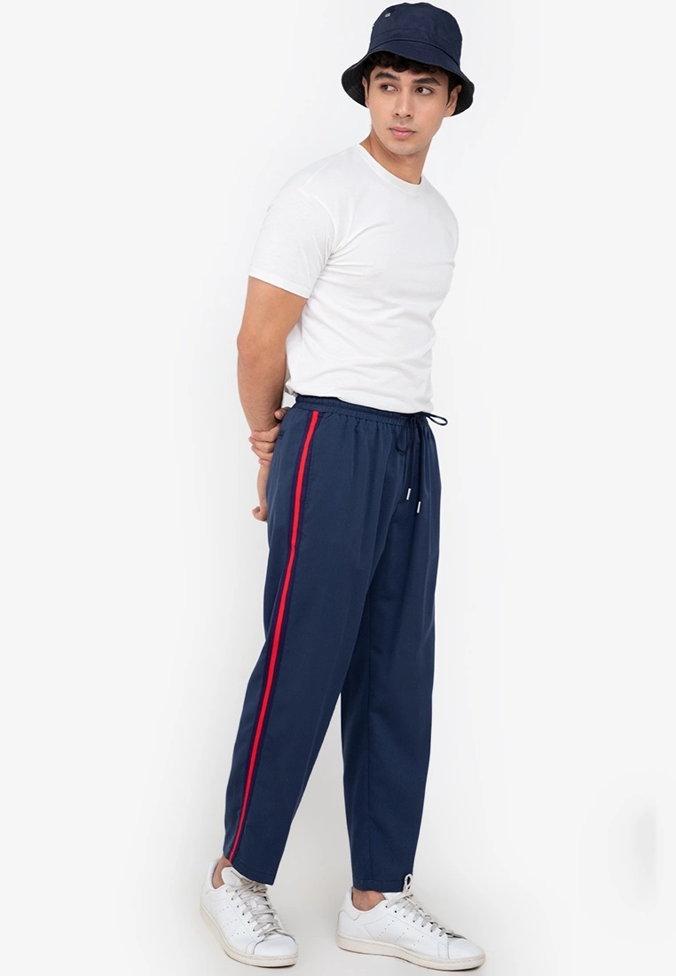 ZALORA BASICS Cropped Side Strap Pants - Billede 4