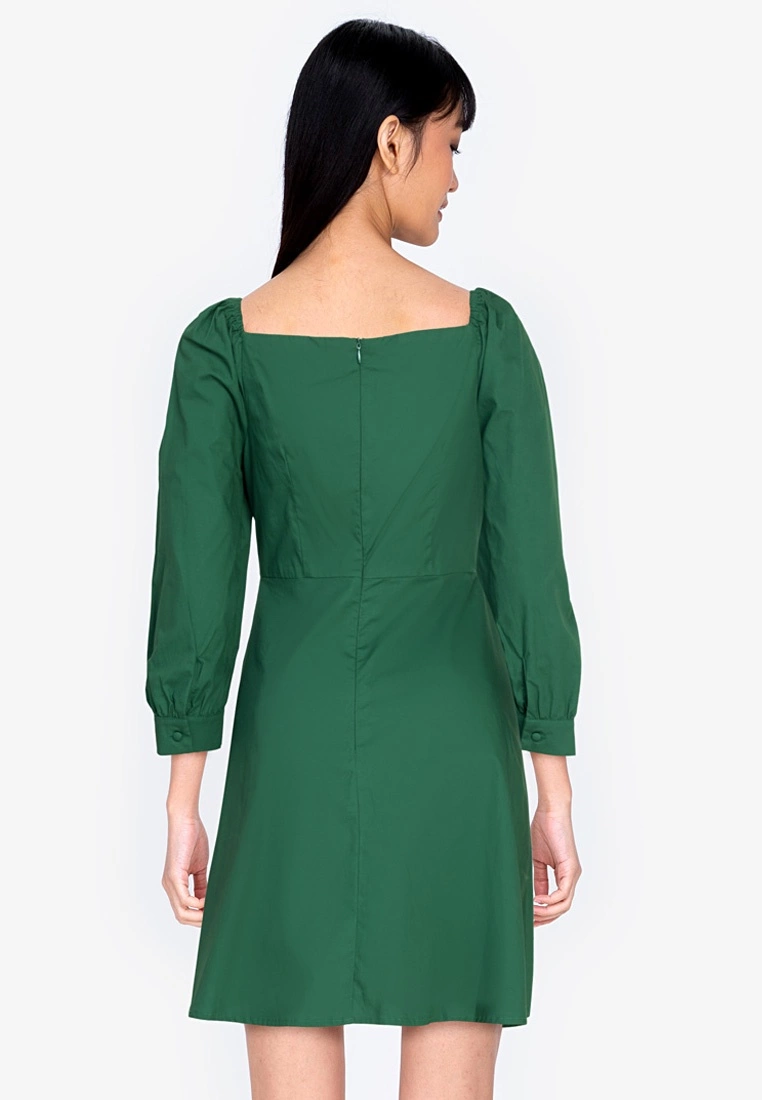 ZALORA BASICS Sweetheart Neckline Fit & Flare Dress - Billede 2