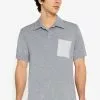 ZALORA BASICS Contrast Pocket Polo Shirt