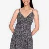 ZALORA BASICS V-Neck Cami Mini Dress