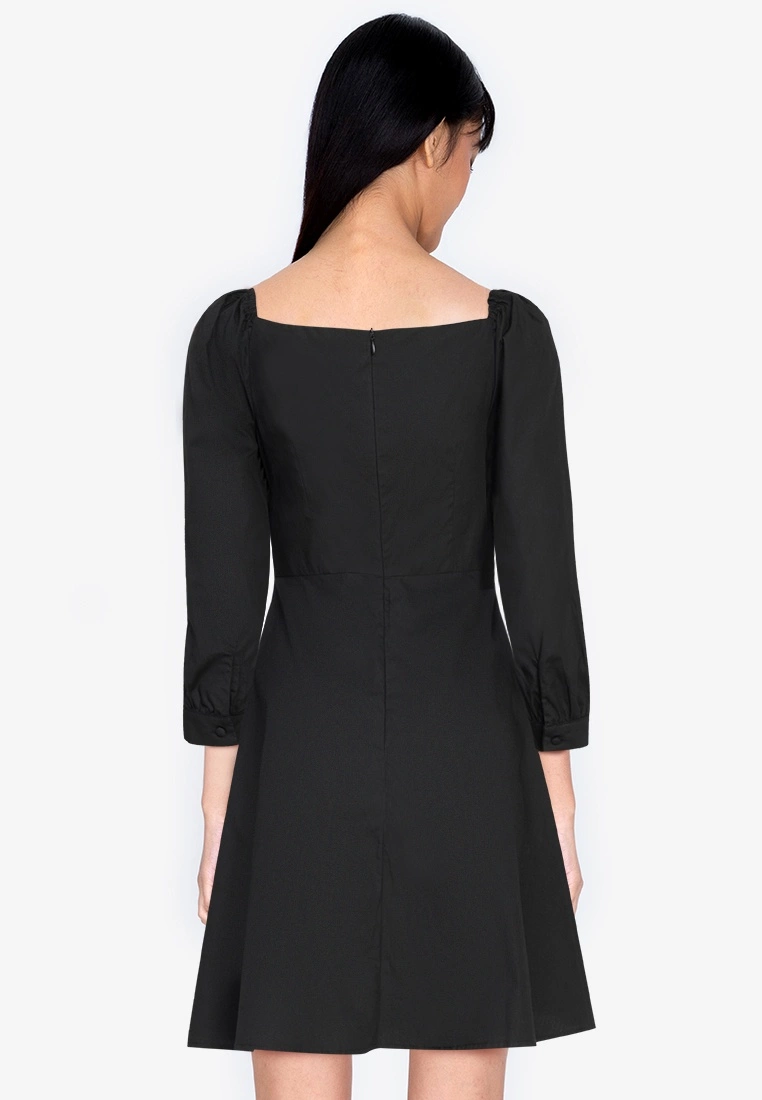 ZALORA BASICS Sweetheart Neckline Fit & Flare Dress - Billede 2