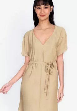 ZALORA BASICS Raglan Sleeve Knee Length Dress