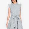 ZALORA BASICS Ruffle Detail Tiered Dress