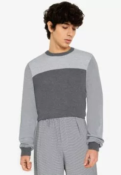 ZALORA BASICS Block Knitted Jumper