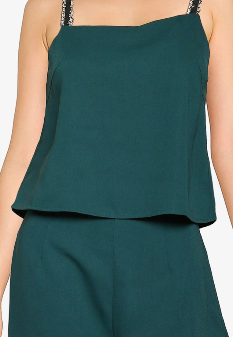 ZALORA BASICS Co-Ord Tweed Strap Top - Billede 3