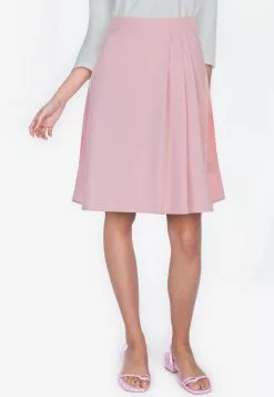 ZALORA BASICS Pleated Detail Skirt