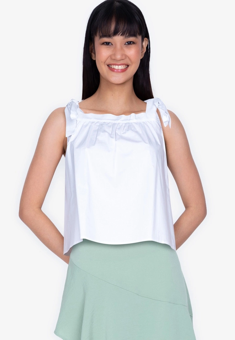 ZALORA BASICS Bow Strap Top
