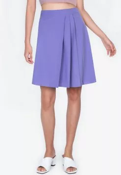 ZALORA BASICS Pleated Detail Skirt