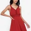 ZALORA BASICS Lace Trim Mini Dress