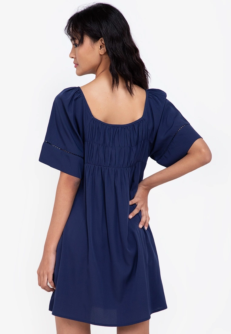 ZALORA BASICS Ruched Front Babydoll Dress - Billede 2