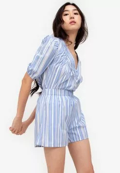 ZALORA BASICS Pleated Front Blouse