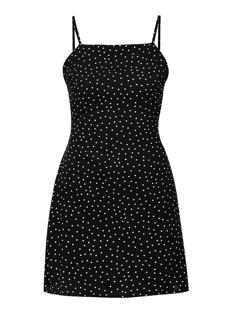 ZALORA BASICS Mini Open Tie Back Slip Dress - Billede 5