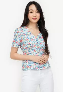 ZALORA BASICS 100% Recycled Polyester Fitted Top