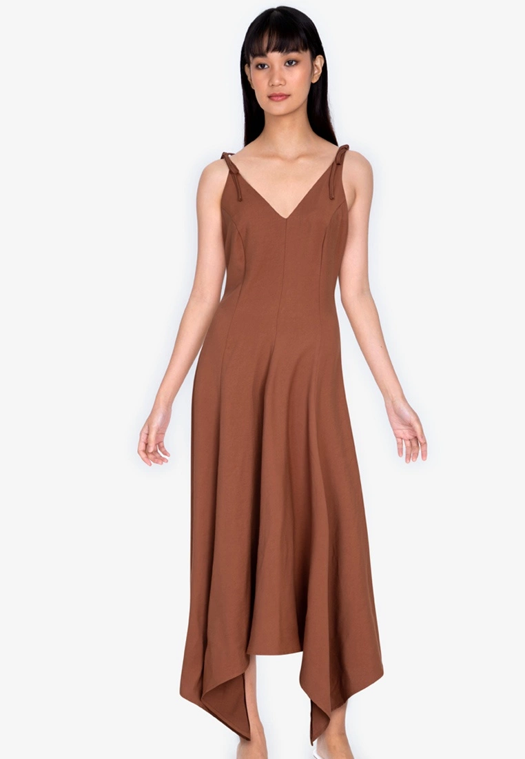 ZALORA BASICS Asymmetric Midi Dress - Billede 4