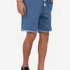 ZALORA BASICS Ripped Raw Hem Denim Shorts
