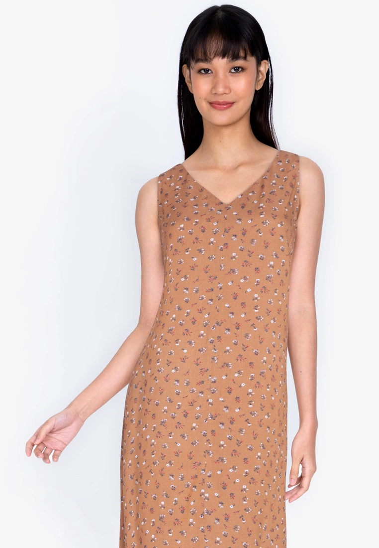 ZALORA BASICS V Neck Column Dress - Billede 4
