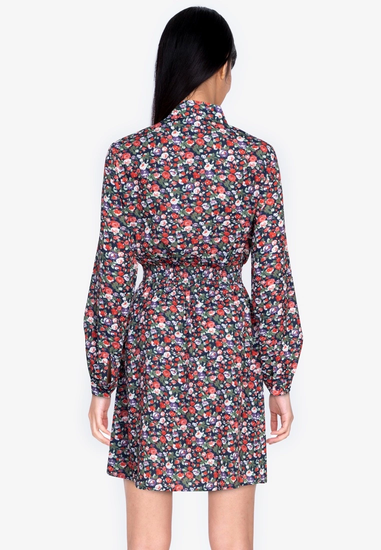 ZALORA BASICS Smocked Waist Shirt Dress - Billede 2