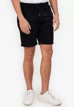 ZALORA BASICS Pull-Up Denim Shorts