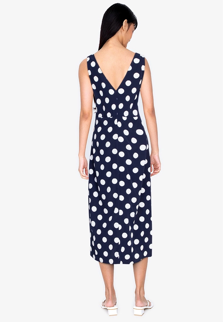 ZALORA BASICS Twist Detail Midi Dress - Billede 2