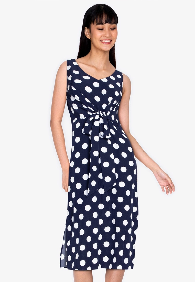 ZALORA BASICS Twist Detail Midi Dress - Billede 4