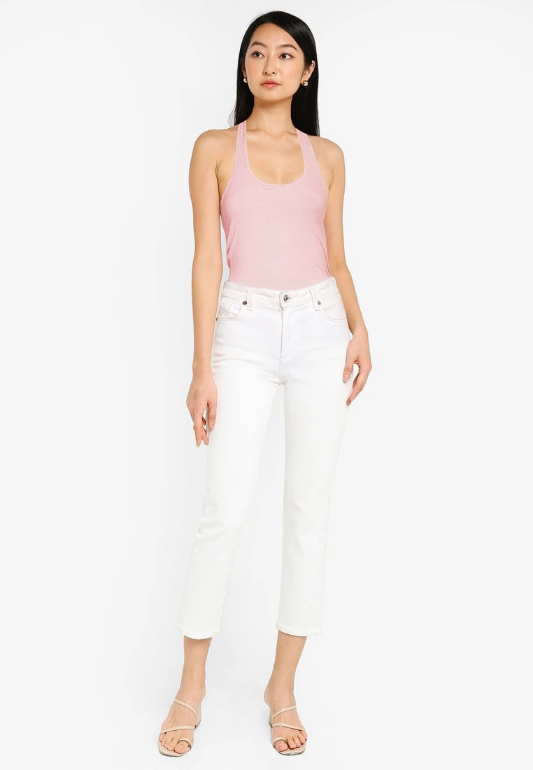 ZALORA BASICS Rib Knit Halter Top - Billede 4