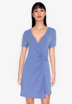 ZALORA BASICS Buckle Detail Knit Dress