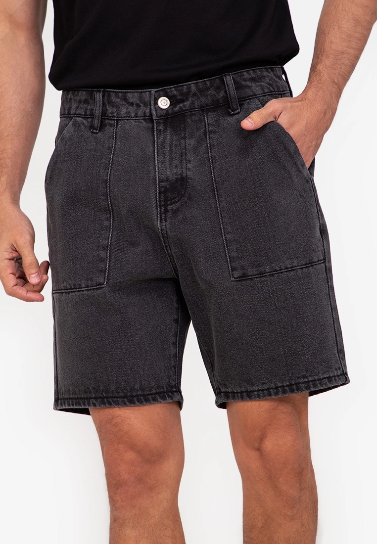 ZALORA BASICS Ripped Bermuda Denim Shorts - Billede 3