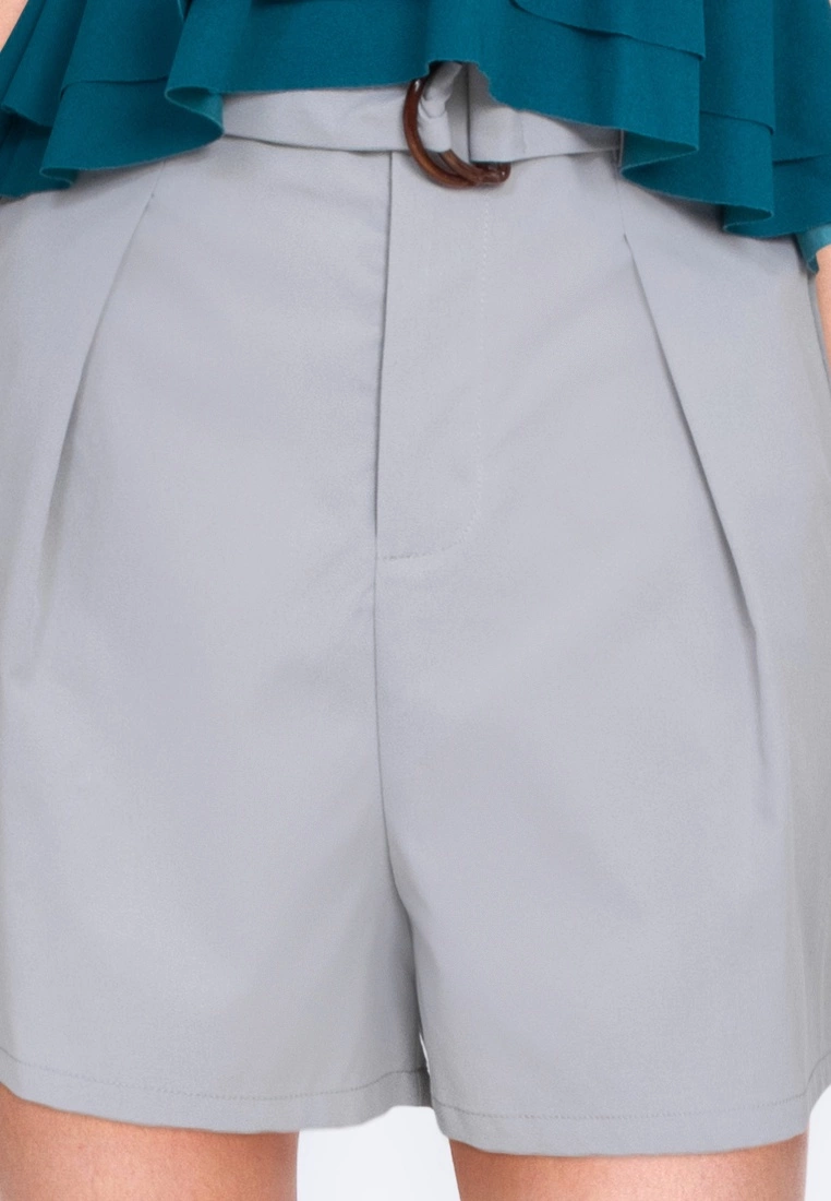 ZALORA BASICS High Rise Shorts with Belt - Billede 3