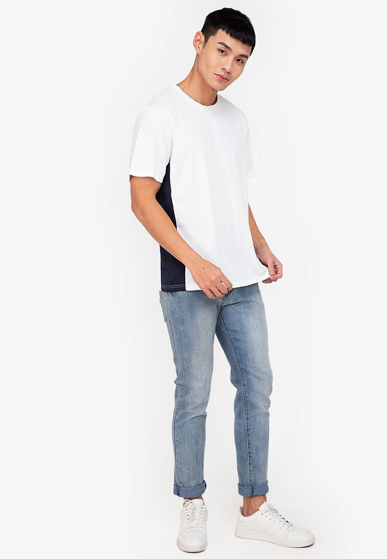 ZALORA BASICS Side Panel T-Shirt - Billede 4