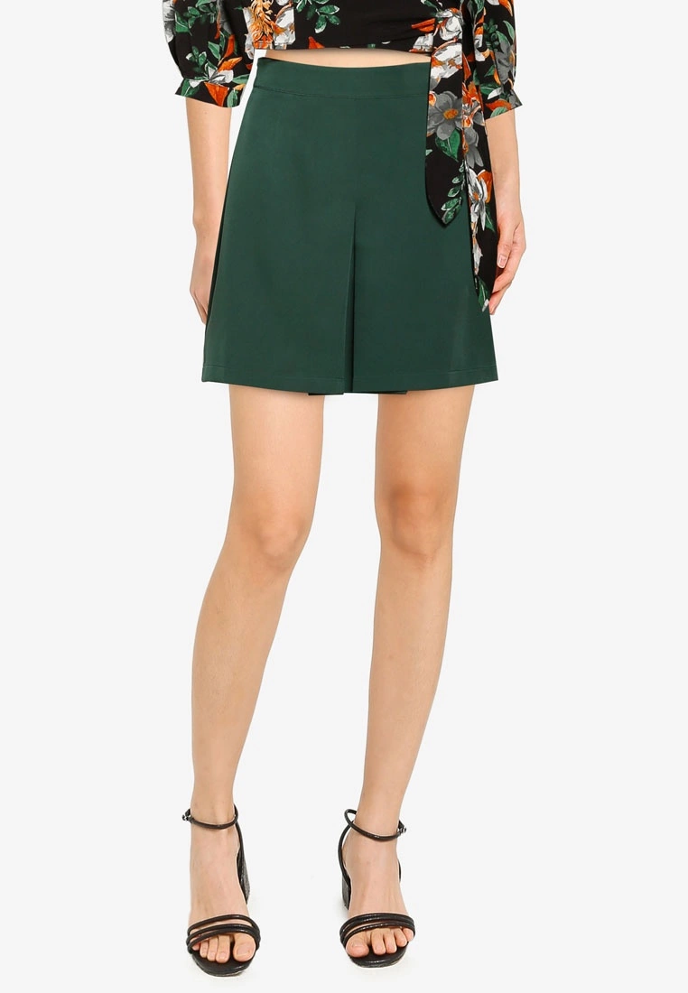 ZALORA BASICS Box Pleat Mini Skirt