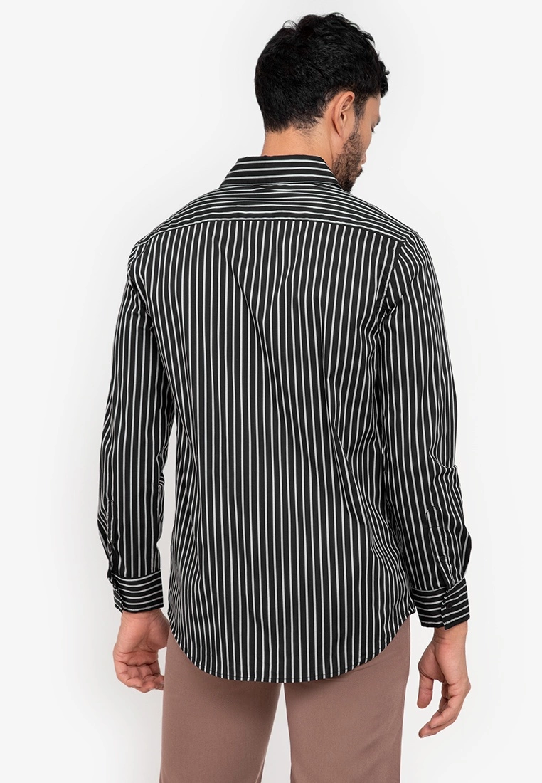 ZALORA BASICS Pencil Stripes Regular Fit Shirt - Billede 2