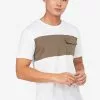 ZALORA BASICS Front Contrast Patch T-Shirt