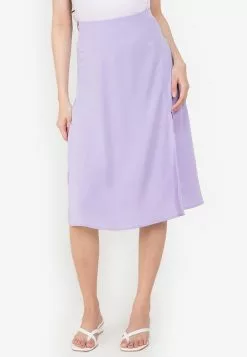 ZALORA BASICS Basic Split Hem Skirt
