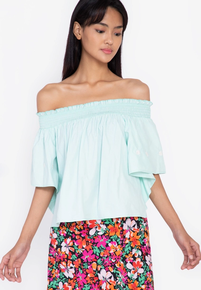 ZALORA BASICS Floral Embroidered Top - Billede 7