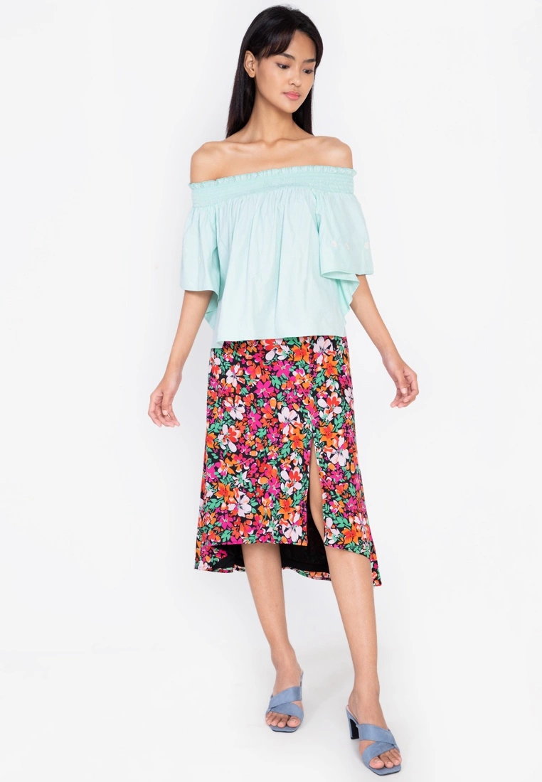 ZALORA BASICS Floral Embroidered Top - Billede 8