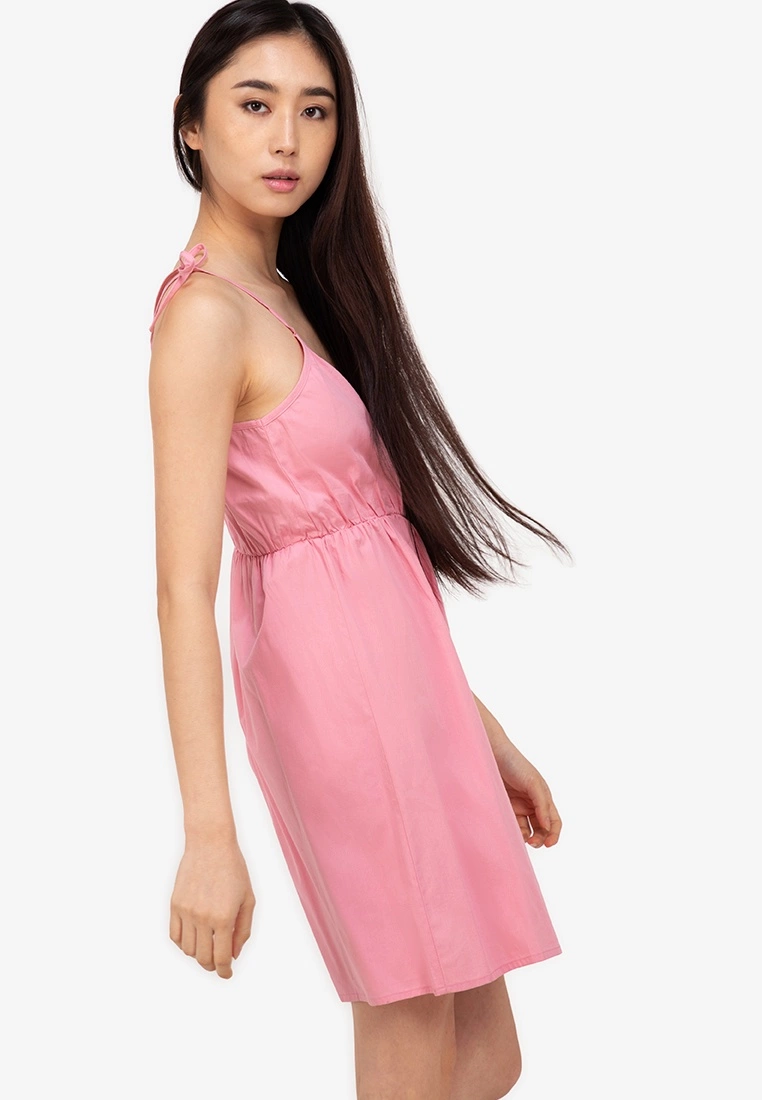 ZALORA BASICS Overlap Shoulder Tie Dress - Billede 2