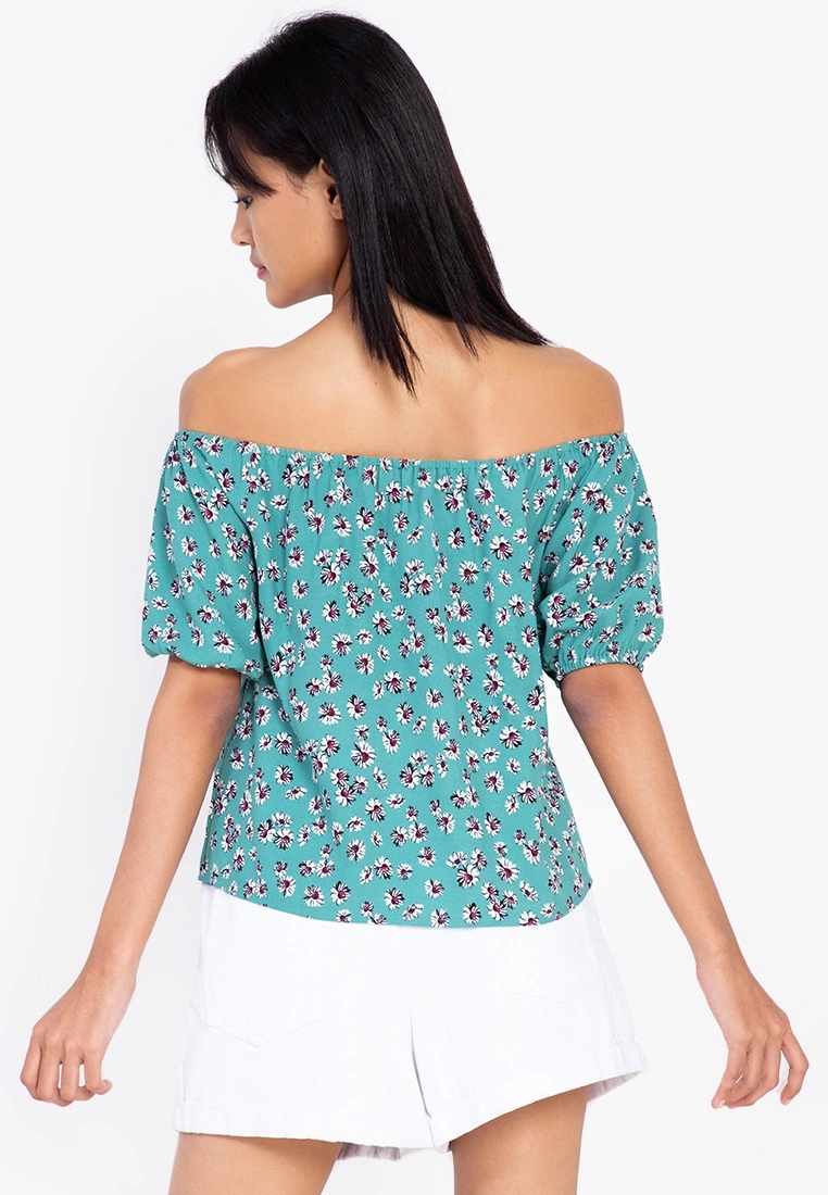 ZALORA BASICS Short Sleeve Off Shoulder Top - Billede 6