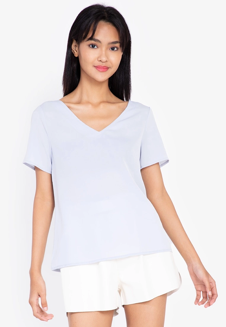 ZALORA BASICS T Back Short Sleeve Top - Billede 5