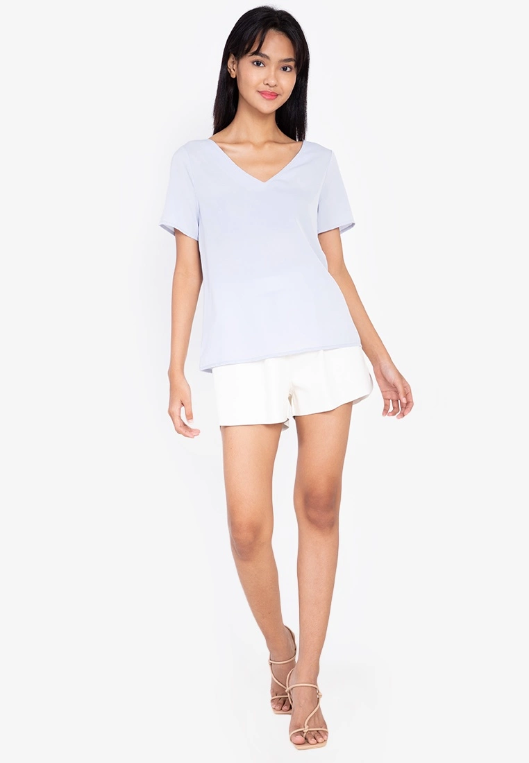 ZALORA BASICS T Back Short Sleeve Top - Billede 8